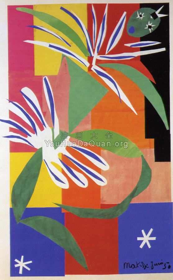 克利奥尔的舞者 - 亨利·马蒂斯